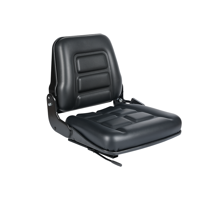 BF1-2 Cenově výhodné černé vinylové skládací sedadlo vysokozdvižného vozíku pro skladové vozové parky