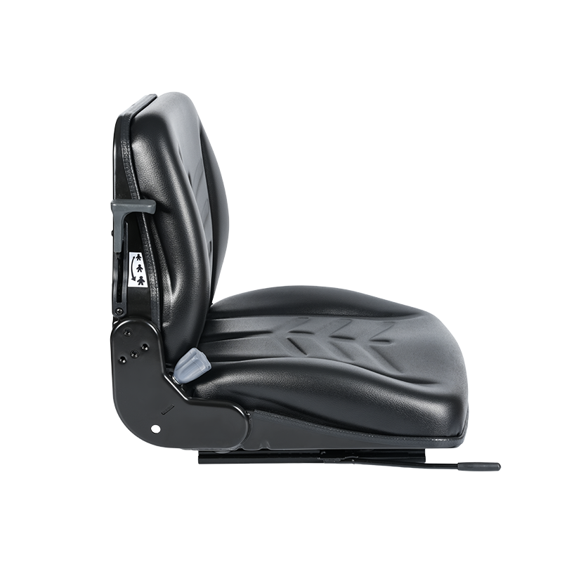 BF8-4 Spolehlivé poloodpružené sedadlo pro letištní vlečné tahače s mechanickým odpružením a 15° opěrkou zad