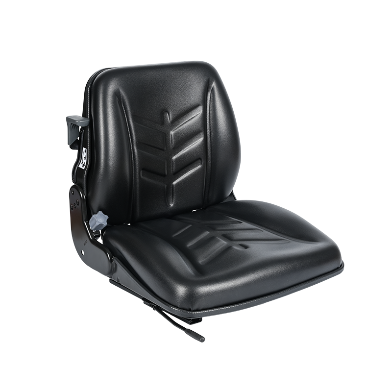 BF8-4 Spolehlivé poloodpružené sedadlo pro letištní vlečné tahače s mechanickým odpružením a 15° opěrkou zad